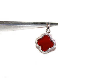 Pendentif en argent Sterling 925, bijoux en cornaline et en Zircon cubique, qualité AAA +, vente en gros, offre spéciale - Product Image 5