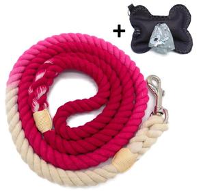 Correa de Cuerda Resistente y Moderna para Mascotas Grandes, Medianas y Pequeñas, Correa de Perro de Cuerda de Algodón Ombre de 5 pies - Product Image 1