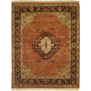 Tapis turc Kilim fabriqué en Inde, tapis faits à la main, impression personnalisée, sol, salon, tapis oriental brun, tapis noué à la main, tapis vintage - Product Image 1
