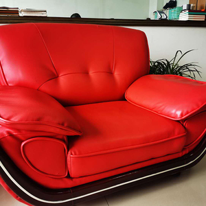 การเผาไหม้หลักฐานและติดทนนานโซฟาครอบคลุมรอยขีดข่วนทนพีวีซีเบาะหนัง - Product Image 3