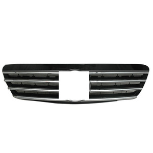 1pc negro frontal de cromo centro de la rejilla Fit 2000-05 para <span class=keywords><strong>Mercedes</strong></span>-Benz <span class=keywords><strong>Clase</strong></span> <span class=keywords><strong>S</strong></span> <span class=keywords><strong>W220</strong></span> - Product Image 2