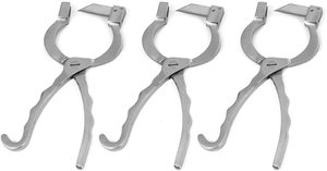 Juego de Instrumentos Quirúrgicos Veterinarios Ruya, 3 Piezas, Cuchillo de Castración Newberry, para Castrar Ganado Vacuno, Acero Inoxidable, CE - Product Image 2