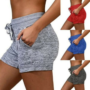 Pantalones cortos deportivos de algodón para mujer, personalizados, a la moda, a precio de fábrica, de Pakistán - Product Image 3
