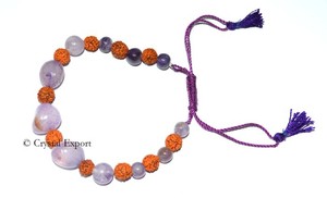 With Best Quality of Amethyst With Rudraksha <b>Bracelets</b> : Amethyst With Rudraksha <b>Bracelets</b> for Sale - Product Image 2