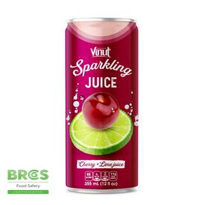 12 Floz OEM Boisson VINUT Cherry Lime Eau pétillante au goût rafraîchissant - Product Image 1