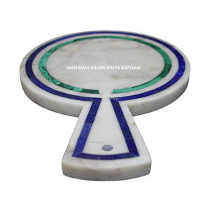 Tabla de Cortar de Mármol Makrana Ligera y Ecológica Hecha a Mano por Vaishnavi Handicrafts Gateway para Uso Doméstico y Hotelero - Product Image 1