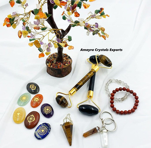 Seven Chakra Stone and <b>tree</b> sets <b>Crystal</b> Supplies Spiritual Gift Chakra Stones for Healing Wholesale Amayra <b>Crystals</b> Exports - Product Image 2