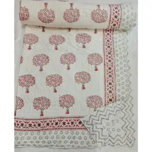 Sang trọng Vua Kích thước trọng lượng nhẹ Reversible bông trải giường ngủ Comforter chăn Đồng bằng ánh sáng tùy chỉnh handmade kantha chăn