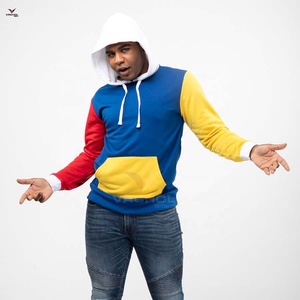 Vente en gros de pullover personnalisé de qualité pulls en coton décontractés pour hommes sweats à capuche unis à manches longues - Product Image 2
