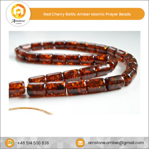 ขายสีแดงเชอร์รี่สี Baltic Amber อิสลามสวดมนต์ลูกปัด - Product Image 5