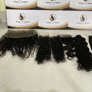 ลูกไม้ HD คุณภาพสูงจากสวิตเซอร์แลนด์ทำ5X5ปิดหนังกำพร้าสีธรรมชาติ1B ชิดผม8-34นิ้วผมดิบเวียดนาม - Product Image 6