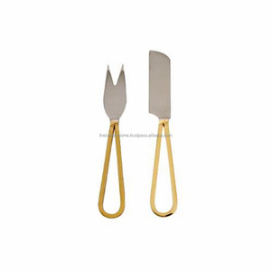 Cuillère-mesure faite à la main, en acier inoxydable, Design Unique, plaqué or, manche en forme de goutte d'eau creuse - Product Image 5