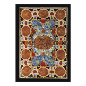 ราคาแพงหินอ่อนกับกึ่งหินมีค่าทำงานขนาดใหญ่โต๊ะรับประทานอาหาร - Product Image 1