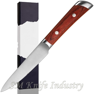 Cuchillo de cocina alemán de acero forjado a mano, utensilio de chef personalizado con Funda de cuero (Smk2007) - Product Image 2