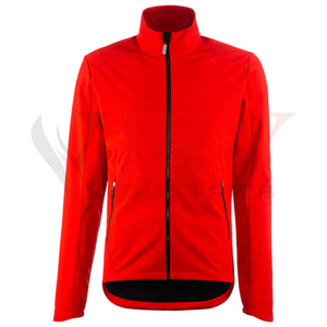 Chaqueta de lona impermeable de invierno con logotipo personalizado, cuello alto y logotipo frontal para hombre - Product Image 5