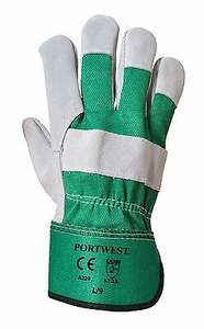 Guantes de trabajo de aparejo de cuero, uso múltiple, impermeables, anticortes, antideslizantes para construcción, seguridad en jardinería, tamaño XL - Product Image 2