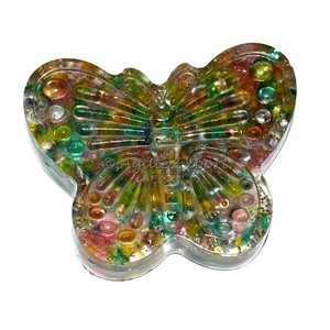 Mezcla de piedras preciosas mariposa peso de papel - Product Image 1