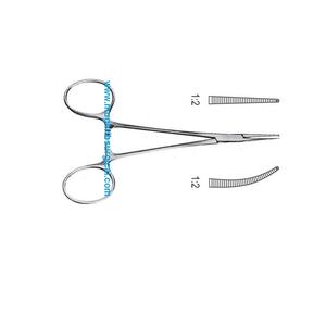 Haute qualité en acier inoxydable Halsted-Mosquito artère Forceps incurvé 1x2teeth 14cm fabricant d'instruments chirurgicaux - Product Image 4