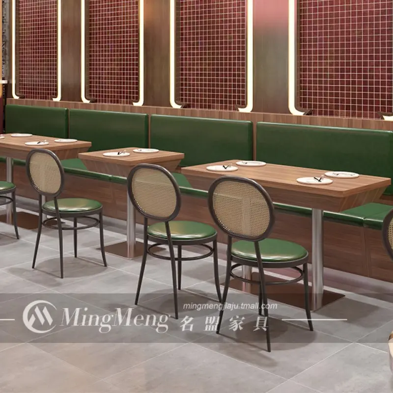 Stand de rangement de Restaurant, ensemble canapé et Table avec chaises à tiroirs, nouvelle collection 2020