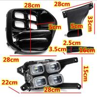 Drl Cho Sportage QL Kx5 Kia 2016 2017 2018 Xe LED 12V DRL Sương Mù Lái Xe Ánh Sáng Ban Ngày Chạy Bìa Phần Chỉ Số Phản Xạ