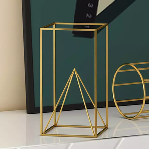 โลหะตกแต่งแสดงชิ้นในชุบทอง - Product Image 4