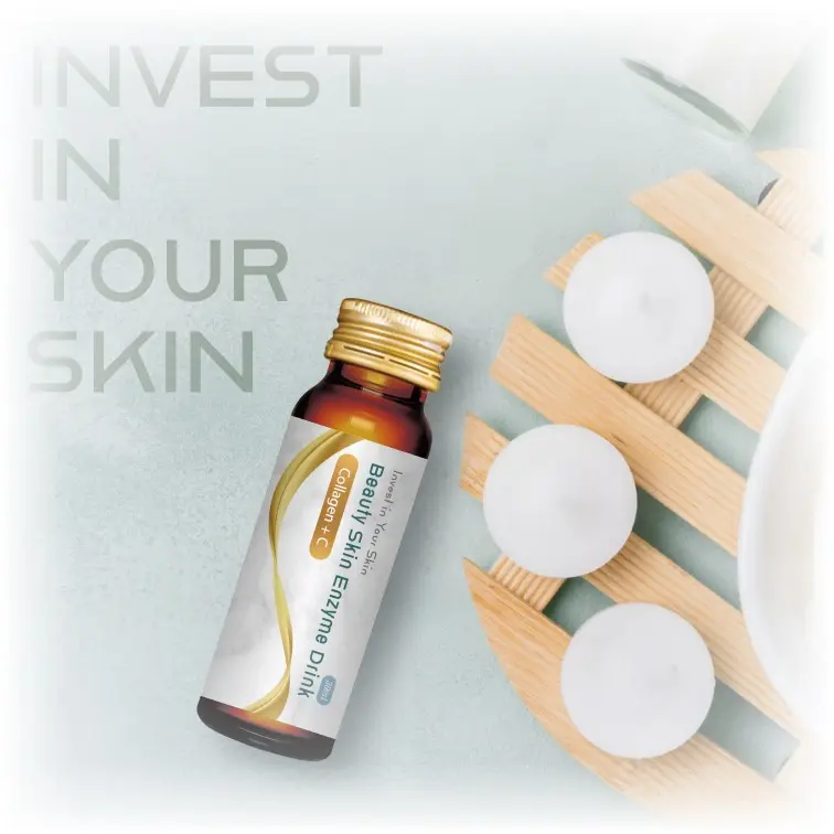 Fruit enzyme collagen skin lightening liquid drink vitamin c health supplement collagen japan