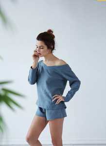 Latest arrivals luxury <b>silk</b> satin long sleeve off solder sleepwear girlish night wear <b>for</b> <b>women</b> short <b>dress</b> <b>for</b> sexy lady - Product Image 4