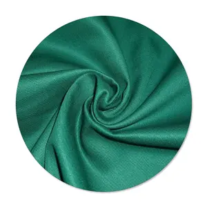Tela de sarga de algodón, Material 100% algodón, Color verde, precio al por mayor