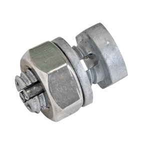 Fil poly pour clôture électrique, fil poly jusqu'à 2,7 mm avec boulon M8, rondelle et écrous, connecteur de fil à joint à boulon fendu - Product Image 4