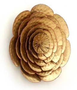 Arte de pared de Metal para decoración, flor marrón pura de alta calidad, precio barato, hecho en la india, puede enviar a cualquier lugar - Product Image 1