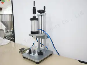 YETO-香水ガラスボトルキャッピングマシン半自動圧着プレス包装機ポンプキャップシーリングマシン