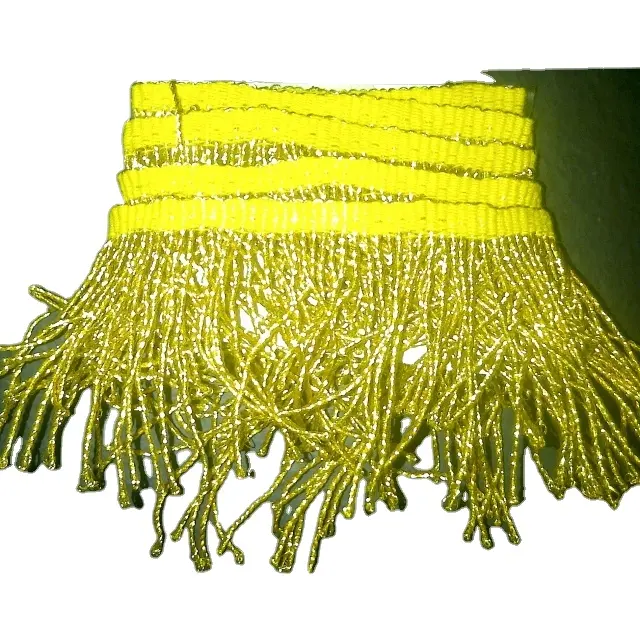 OEM Rumbai Pinggiran Produsen Disesuaikan Bullion Rumbai Pinggiran untuk Dekorasi Tirai Sofa Karpet Bendera Kualitas Tinggi Grosir