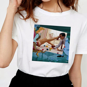 Camisetas con estampado de señora para mujer, camisetas de moda con estampado personalizado para mujer - Product Image 2