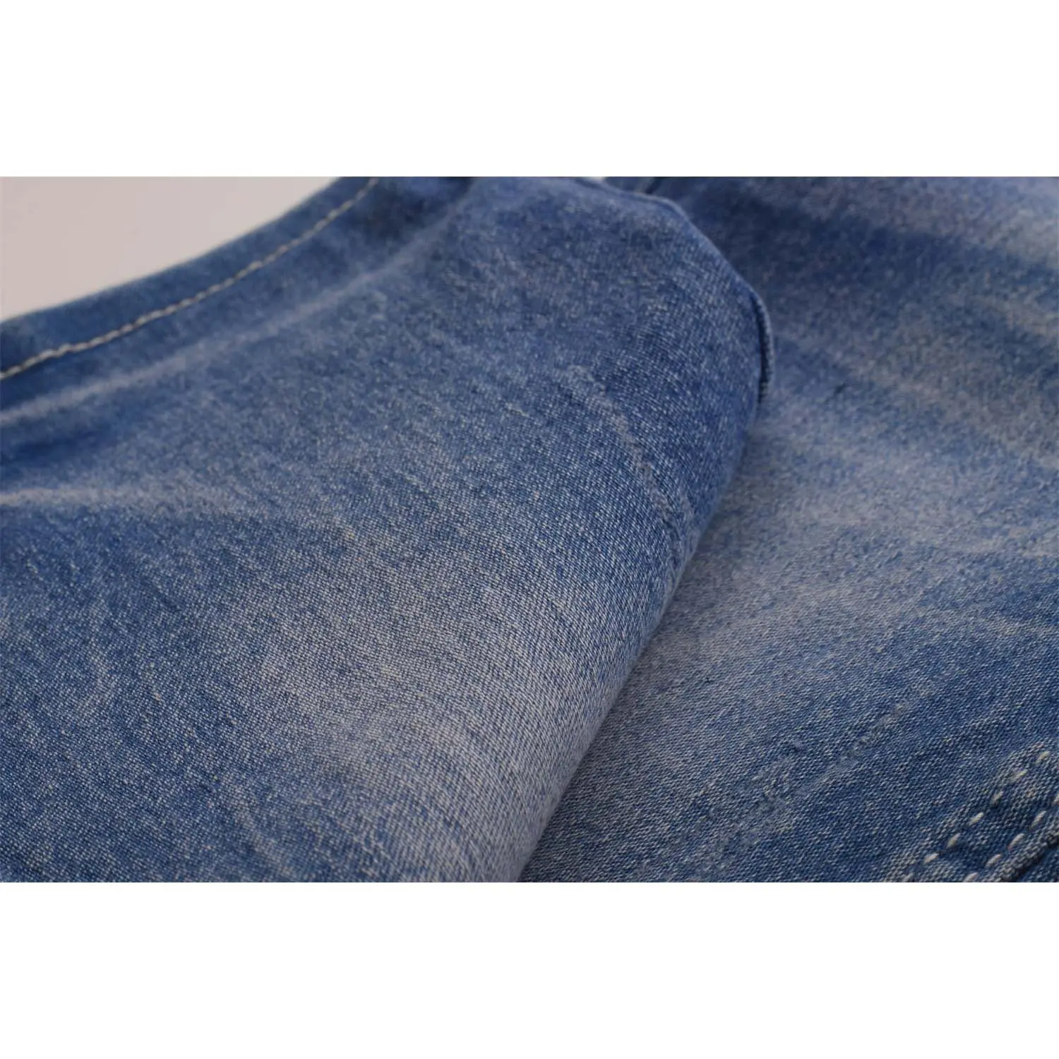 Factory Direct Sell Cheap Price Bulk Stock Lot 9.5oz Dark Blue Indigo Stretch Denim Fabric with Viscose