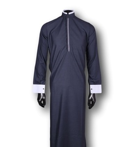 Comprar hombres musulmanes Thobe personalizado Daffah venta al por mayor Thobes ropa musulmana tradicional hombres Thobe - Product Image 5