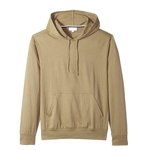 Meilleur prix personnalisé conception Simple hommes femmes respirant col rond sweats à capuche à manches longues sérigraphie grande taille 100% coton - Product Image 2