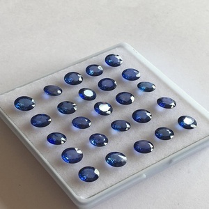 Pierre précieuse certifiée IGI en saphir bleu naturel de qualité AAA pour accessoires de bijoux - Product Image 3