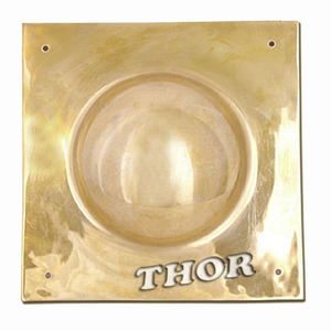 Hecho a mano 14ga Acero Latón Pulido Medieval Escudo romano Boss Knight Armor para escudos cuadrados redondos Técnica plateada - Product Image 1