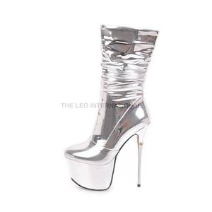 Porte-parapluie poli brillant de forme chaussure pour la maison, le bureau, l'entrée et l'extérieur, fait main - Product Image 5