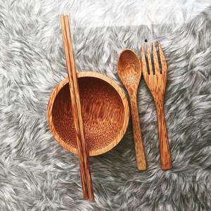 ชามไม้อะคาเซียทรงกลม,ชามทำจากไม้ธรรมชาติชามซุปก๋วยเตี๋ยวข้าว (Ms Sandy) - Product Image 3