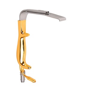 Fiber <b>Optic</b> Breast Retractor With Gold Handle Finishing - Product Image 6