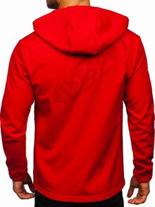 Chaqueta Softshell de invierno personalizable a prueba de viento impermeable con lana en el interior estilo informal cierre de cremallera con calefacción servicio OEM - Product Image 2