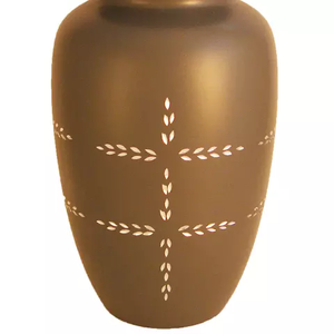 Abat-jour gravés de diamants, métal gris et en aluminium, gravés au milieu, Style américain et européen - Product Image 2