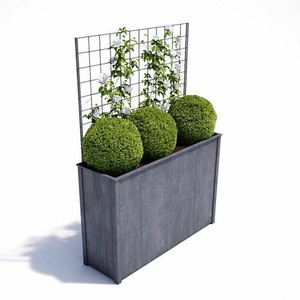 Planteur de jardin en acier inoxydable galvanisé, 1 pièce, Design à la mode, pour fêtes de mariage - Product Image 1