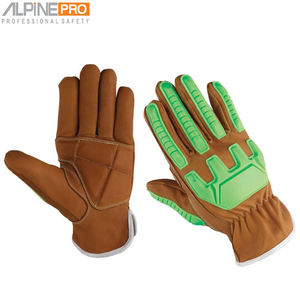 Gants de sécurité personnalisés unisexes Gants de mécanicien anti-impact avec cuir synthétique pour le travail dans les industries pétrolière et gazière - Product Image 4