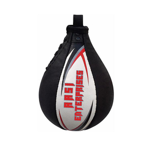 Speed Ball Boxing <b>Cow</b> Hide Leather MMA Speed Bag Muay Thai Training Speed Bag Punching Dodge Striking Bag Kit - Product Image 4