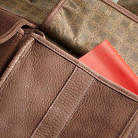 Bolsa de Viaje Impermeable de Cuero Genuino Vintage, Ligera, Resistente al Agua, con Cierre, Unisex, Juego de 7 Piezas