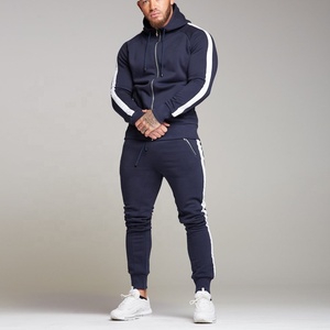 Chándales de entrenamiento de dos piezas para hombre, chándal de chándal unisex con logotipo personalizado de fabricante OEM - Product Image 2