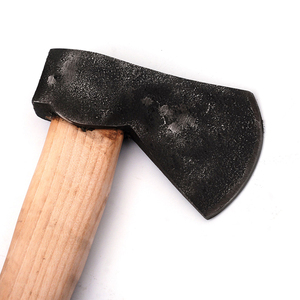 High Carbon Steel Hatchet Custom Handmade-16 inches Olive wood Handle Custom Made Damascus Head Hunting <b>Axe</b> (Smk1940) - Product Image 1