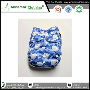 2021 Hot Sale Free Sample Organic Cotton Cloth Nappy Reusable Cloth Diaper - Product Image 5